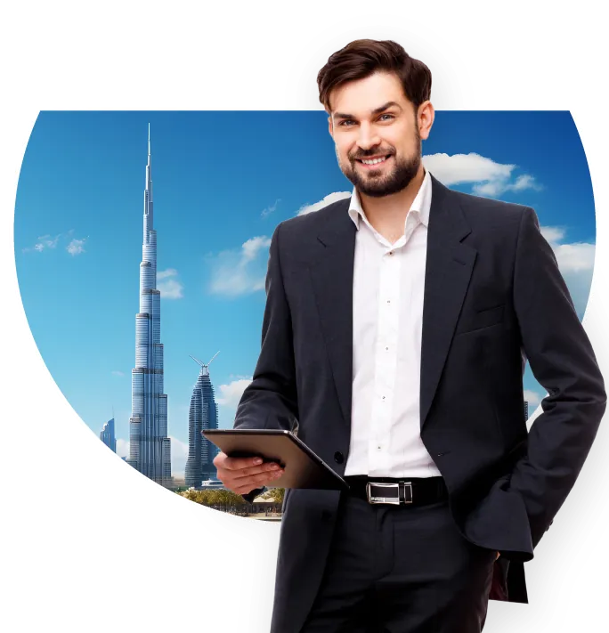 Business Advisor and Burj Khalifa